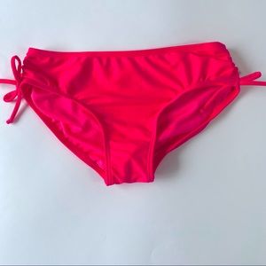 Glitter Beach pink bikini bottoms size 12